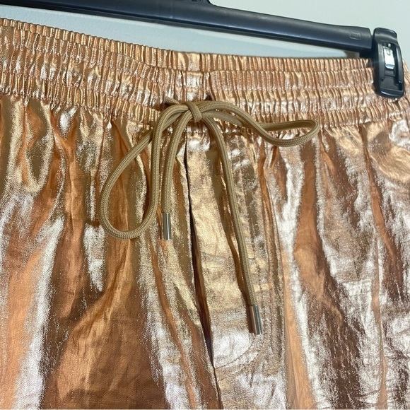 A.L.C. Metallic Gold Ryder Boxer Shorts size small - Picture 8 of 11